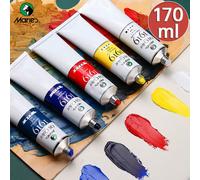 Peinture à l'huile Marie 170ml/5,95oz Grand Tube Qualité Artiste, Couleurs à l'huile Premium, Excellente force de teinture, Texture et consistance crémeuse, Fournitures d'art professionnelles pour pei