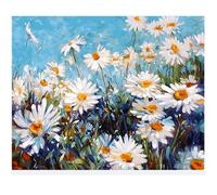 Peinture À L'huile Par Numéros Bricolage 16*20 Pouces Peinture À L'huile Peinture Murale Pour La Maison Fleur D'abricot Photos Murales Fleurissantes 2020 # T2