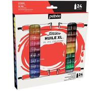 Pébéo Peinture à l'huile Studio Huile XL 24 couleurs – glacis & épaisseur – Mixte