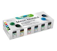 Peinture à marbrer 'Magic Marble',kit couleurs de base