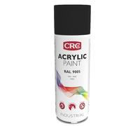 Peinture Acryl noir Mat ral 9005 aérosol de 400ml net CRC