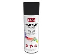 Peinture Acryl noir Satiné ral 9005 aérosol de 400ml net CRC