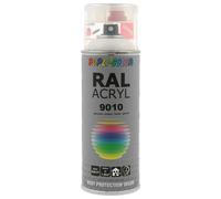 PEINTURE ACRYL RAL9010 BLANC PUR BRILLANT 400ML DUPLI COLOR
