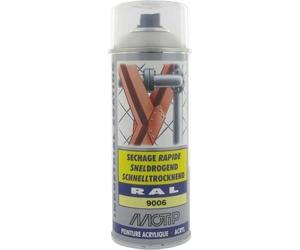 Peinture acryliq séchage rapide Argent RAL 9006