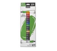 Peinture Acrylique - 18 Couleurs - Fine - Mate Satinée - Tubes De 12ml - Pébéo Studio Acrylics