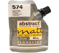 Peinture Acrylique Abstract Matt - Jaune Primaire - Sachet 60ml - Sennelier