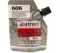 Peinture Acrylique Abstract Matt - Rouge Cadmium Foncé - Sachet 60ml - Sennelier