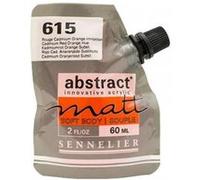 Peinture Acrylique Abstract Matt - Rouge Cadmium Orange - Sachet 60ml - Sennelier