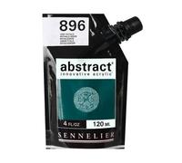 Peinture Acrylique Abstraite 120ml - Phtalo Vert 896, Bleu Foncé, Sennelier, De La Peinture Acrylique, Des Fournitures D'art