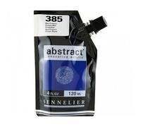 Peinture Acrylique Abstraite 120ml - Primaire Bleu 385, Bleu Marine, Sennelier, De La Peinture Acrylique, Des Fournitures D'art