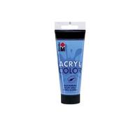 Marabu Peinture acrylique Acrylcolor – crémeuse, base d'eau, séchage rapide – Noir, tube 100 ml