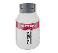 Peinture acrylique - AMSTERDAM - Acrilico Standard - Blanc de titane - 1 L - Haute résistance à la lumière
