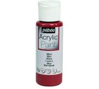 Peinture acrylique - Aubergine - Mat - Fluide - Tous supports - Loisirs créatifs - Pébéo - 59ml