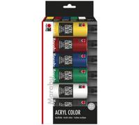 Peinture acrylique 'BasicAcryl', kit pour débutants