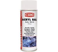 Peinture acrylique blanc brillant 400 ml CRC RAL 9010