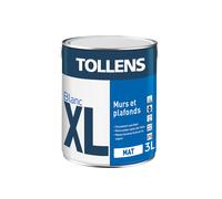 Peinture acrylique blanc mat Tollens 3 litres