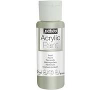 Peinture acrylique - Blanc - Nacré - Fluide - Tous supports - Loisirs créatifs - Pébéo - 59ml Blanc