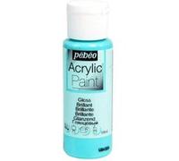 Peinture acrylique - Bleu aqua - Brillant - Fluide - Tous supports - Loisirs créatifs - Pébéo - 59ml Bleu
