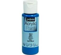 Peinture acrylique - Bleu canard - Mat - Fluide - Tous supports - Loisirs créatifs - Pébéo - 59ml Bleu