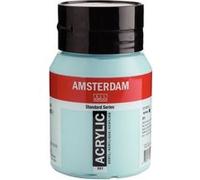 Peinture acrylique - AMSTERDAM - Bleu ciel clair - 500 ml - Haute résistance à la lumière - Durable - Pigments purs