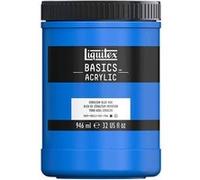Peinture acrylique - Bleu de céruléum - 470 - Liquitex Basics acrylic - Pot 946ml Bleu