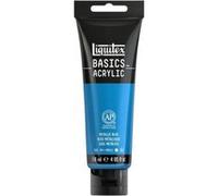 Peinture acrylique - Bleu métallique - 341 - Liquitex Basics acrylic - Tube 118ml Bleu