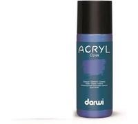 Peinture acrylique - Bleu primaire - Tous supports - Opaque - Indélébile - Darwi - 80ml Bleu