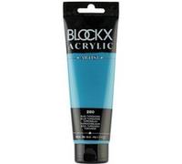 Peinture acrylique - Bleu turquoise - 280 - BLOCKX Artist - Qualité beaux-arts - Tube 120ml