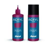 Peinture Acrylique - Bordeaux - Tous Supports - Opaque - Indélébile - Darwi - 80ml