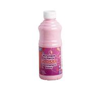 Peinture Acrylique Brillante Glossy Rose Bonbon -Flacon De 500ml