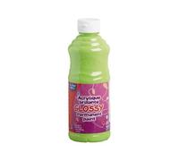 Peinture Acrylique Brillante Glossy Vert Anis - Flacon De 500ml