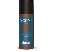 Peinture acrylique - Brun foncé - Tous supports - Opaque - Indélébile - Darwi - 80ml