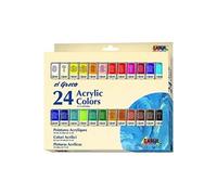 Peinture acrylique el Greco, 12 ml, set de 24
