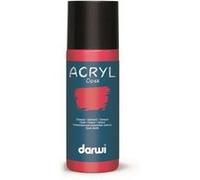 Peinture acrylique - Carmin - Tous supports - Opaque - Indélébile - Darwi - 80ml