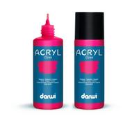 Peinture Acrylique - Carmin - Tous Supports - Opaque - Indélébile - Darwi - 80ml