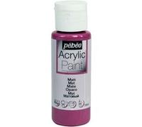 Peinture acrylique - Cassis - Mat - Fluide - Tous supports - Loisirs créatifs - Pébéo - 59ml