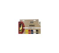 Peinture Acrylique - Coffret 5 Couleurs - Tubes 60ml - Haute Viscosité - Pébéo - Origin Acrylics