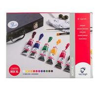 Peinture acrylique - Coffret XL pour débutants - 12 tubes de 40ml + accessoires - Van Gogh