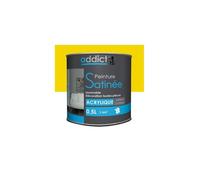 Peinture acrylique de décoration Satinée 0,5 L - Citron - ADD111905 - Addict