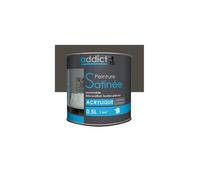 Peinture acrylique de décoration Satinée 0,5 L - Manganèse - ADD112710 - Addict