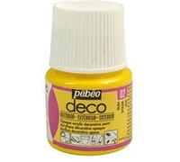 Peinture acrylique d'extérieur multi-surfaces - Jaune - 45 ml Jaune G