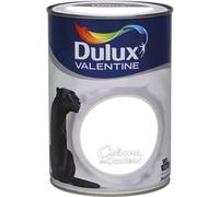 Peinture acrylique - DULUX VALENTINE - Crème de couleur - 1.25 L - Blanc - Satiné