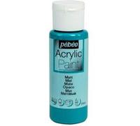 Peinture acrylique - Emeraude - Mat - Fluide - Tous supports - Loisirs créatifs - Pébéo - 59ml