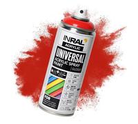 Peinture acrylique en aérosol - INRAL - INRAL Acrylic Universal - RAL3020 - Rouge signalisation brillant - 400 ml