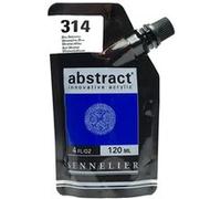 Sennelier : Peinture acrylique abstraite : 120 ml : satin : bleu outremer
