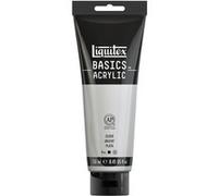 Liquitex Basics - Peinture - peinture acrylique - argent - opaque - satin - fine - 250 ml Argent