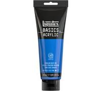 Peinture Acrylique en tube bleu ceruleum 250ml - Liquitex Basics Bleu