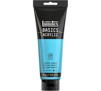 Liquitex Peinture acrylique Basics 88700247, satinée, qualité archive, 250 ml, Bleu clair permanent