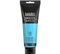Liquitex Basics - Peinture - peinture acrylique - bleu clair permanent - opaque - satin - fine - 250 ml Bleu
