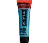 Peinture Acrylique en tube bleu turquoise 20ml - Amsterdam G